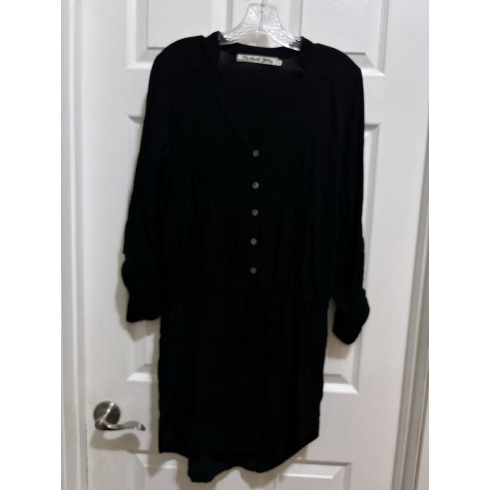 Pre-Owned Michael Stars Black Size Small Knee Length Short  Dress